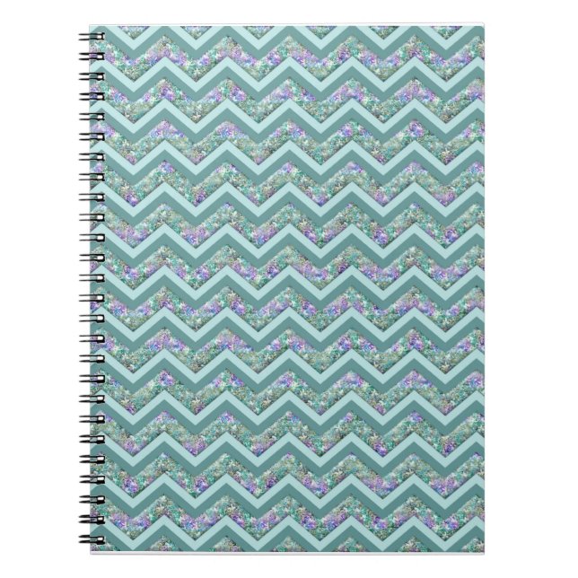 Carnet Motif Rainbow Foil ZigZag (Devant)