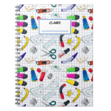 Motif Retour à l'école nom personnalisé