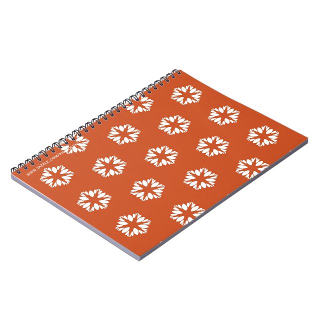 Carnet Motif rétro en explosion d'étoiles décoration boho (Côté gauche)