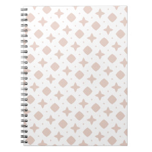 Carnet Motif rose Boho, rétro moderne du milieu du siècle