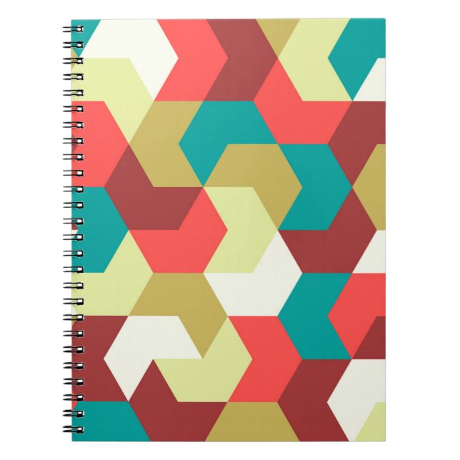 Carnet Motif sans couture. Arrière - plan illimité de géo (Devant)