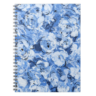 Carnet Motif sans couture avec fleurs