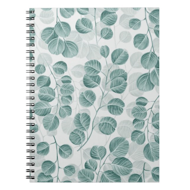 Carnet Motif sans couture botanique avec graphique vintag (Devant)