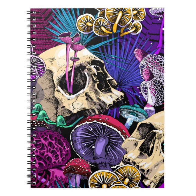 Carnet Motif sans couture de papier peint. Magie éclatant (Devant)