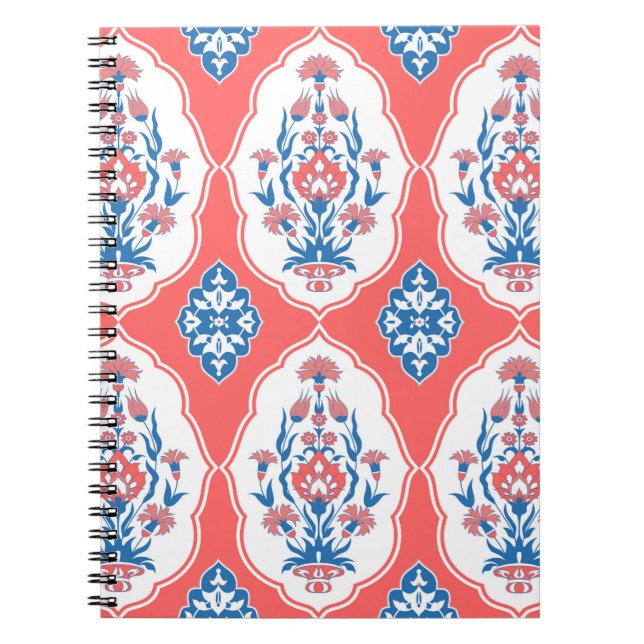 Carnet Motif sans couture décorative en orienta tradition (Devant)