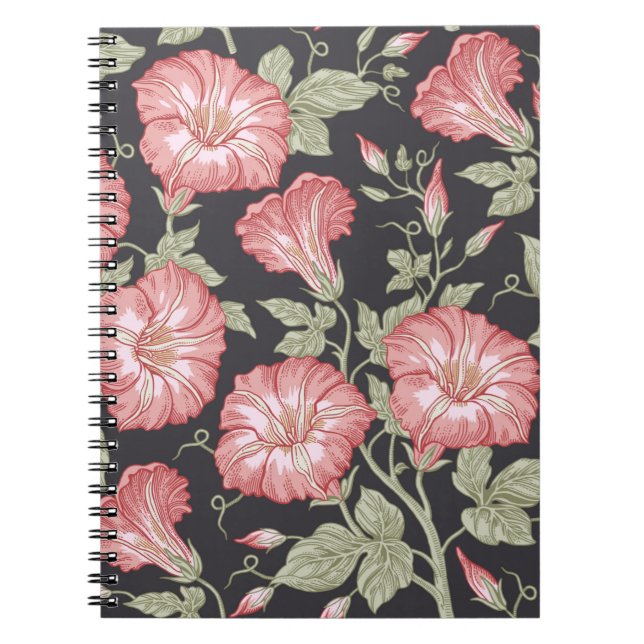 Carnet Motif sans couture. Des fleurs sauvages de Petunia (Devant)