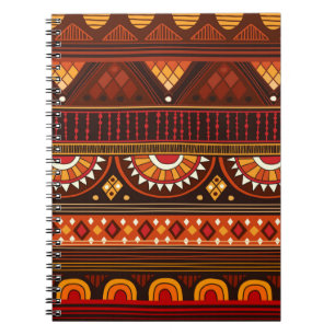 Carnet Motif sans couture tribale.