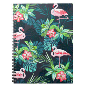 Carnet Motif sans couture tropicale estivale avec bir fla