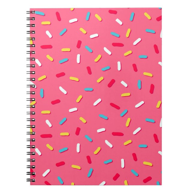 Carnet Motif sans soudure, arrière - plan rose, t (Devant)