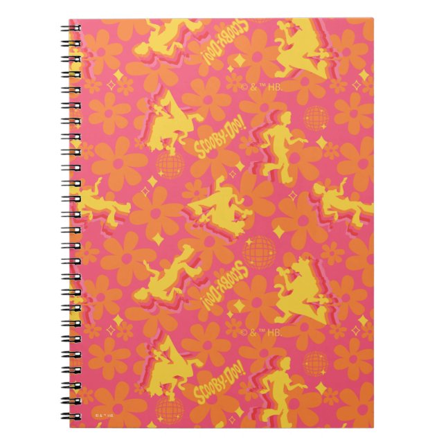 Carnet Motif Scooby-Doo Disco super (Devant)