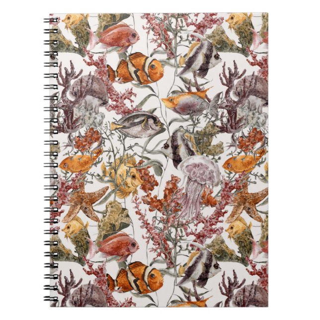 Carnet Motif Sea Life 2 (Devant)