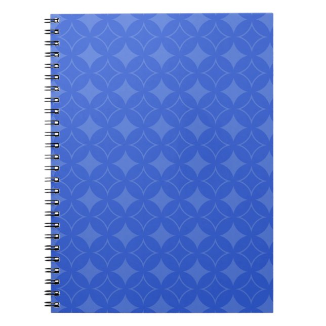 Carnet Motif shippo bleu royal (Devant)