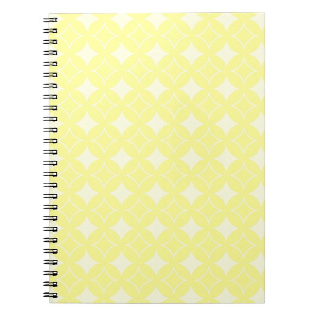 Carnet Motif shippo jaune citron (Devant)