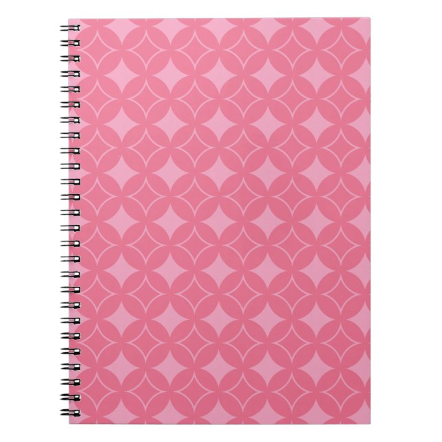 Carnet Motif shippo rose (Devant)
