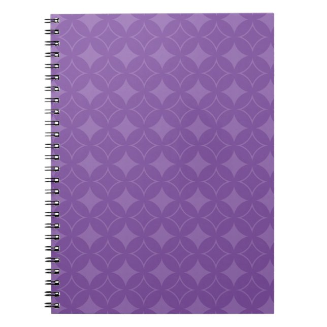 Carnet Motif shippo violet (Devant)