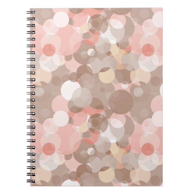 Carnet Motif simple - cercles (Devant)