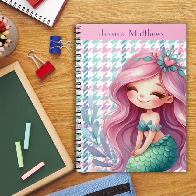 Carnet Motif sirène pour filles  (Créateur téléchargé)