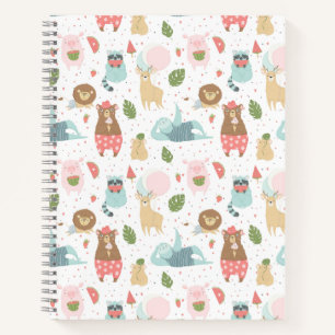 Carnet Motif Sloth & Friends