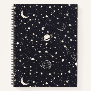 Carnet Motif Stars & Planètes