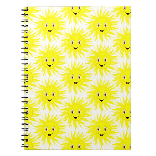 Carnet Motif Sunshine Bébé (Devant)