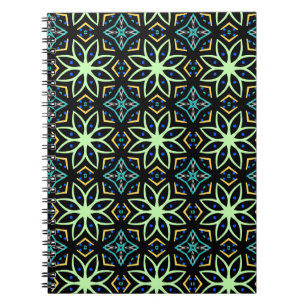Carnet Motif symétrique floral sans joint
