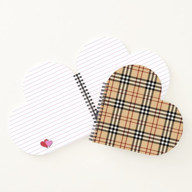Carnet Motif Tartan Écossais     (Intérieur)