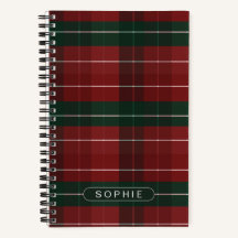 Motif Tartan Nom Personnalisé