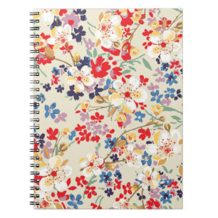 Carnet Motif tendance en petites fleurs