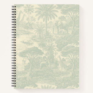 Carnet Motif Toile de Jungle Décor Tropical