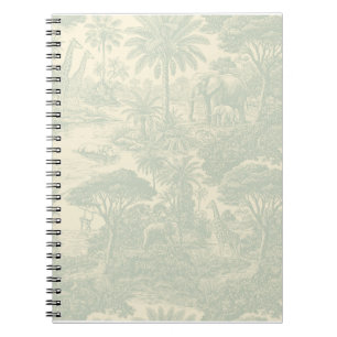 Carnet Motif Toile de Jungle Décor Tropical