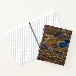 Carnet Motif Tourbillonnant Sur Dalle De Jasper
