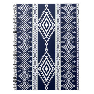 Carnet Motif traditionnel géométrique ethnique oriental s