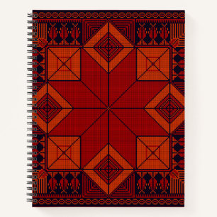 Carnet Motif traditionnel Palestine broderie tatreez
