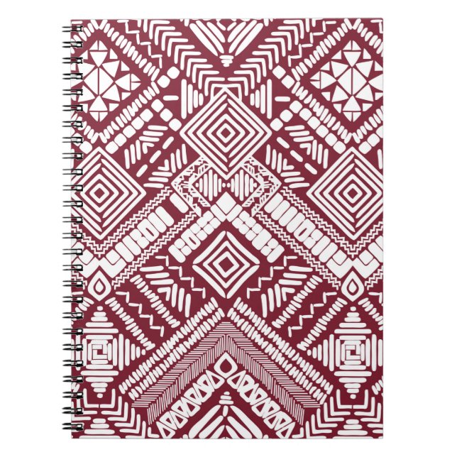 Carnet Motif transparent Aztec (Devant)