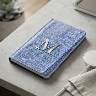 Carnet Motif Triangle Géométrique Bleu Moderne Minimalist