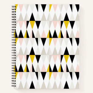Carnet Motif triangle géométrique fractionné
