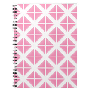 Carnet Motif triangle rose tendance