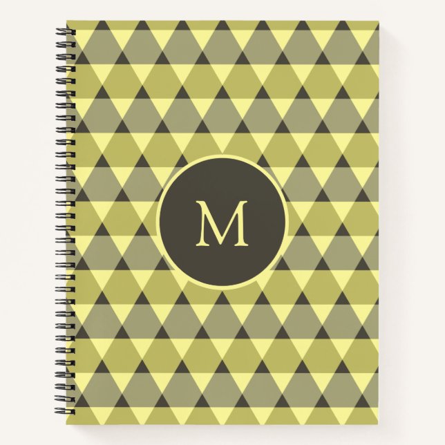 Carnet Motif triangles (Devant)