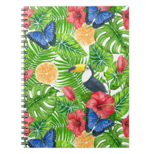 Carnet Motif tropical