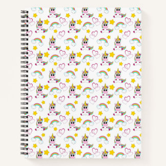 Carnet Motif Unicorn