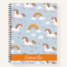 Motif Unicorn et Rainbows