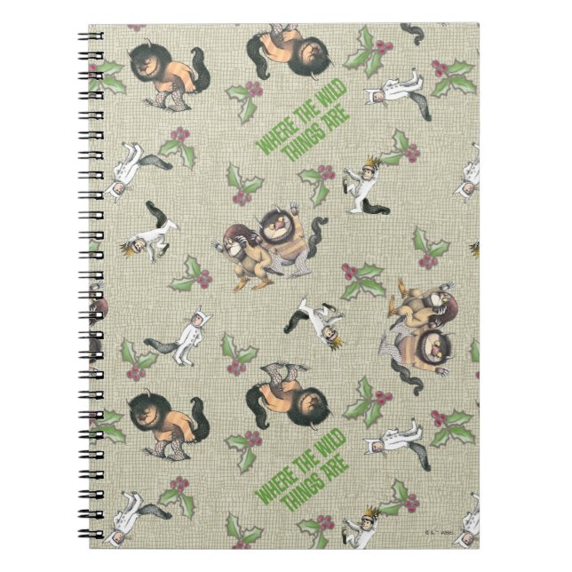 Carnet Motif Vacances Wild Rumpus (Devant)