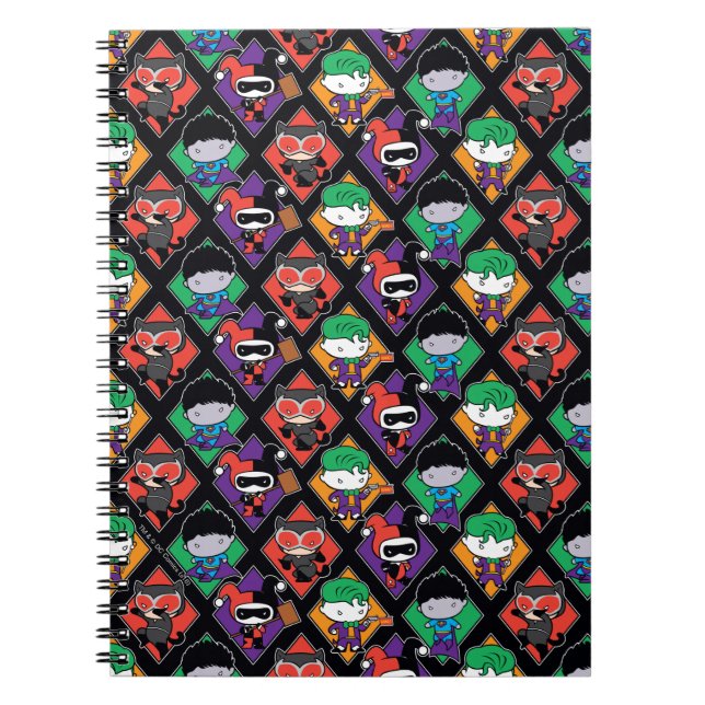 Carnet Motif vainqueur de la Ligue de Justice de Chibi (Devant)