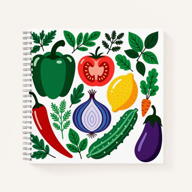 Carnet Motif végétal (Devant)