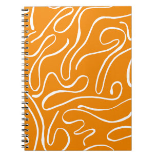 Carnet Motif Vibre Abstraite