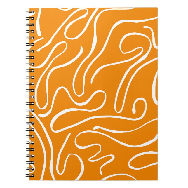 Carnet Motif Vibre Abstraite (Devant)