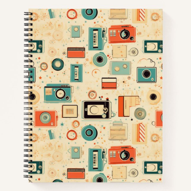 Carnet Motif vintage (Devant)