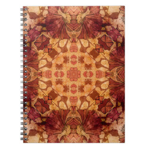 Carnet motif vintage art nouveau géométrique ornemental i