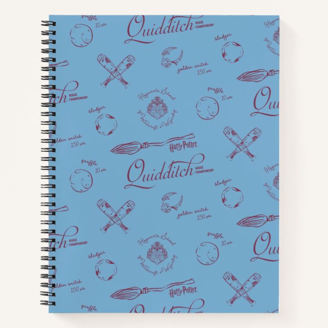 Carnet Motif vintage de QUIDDITCH™ (Devant)