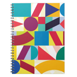 Carnet Motif Vintage géométrique décoratif